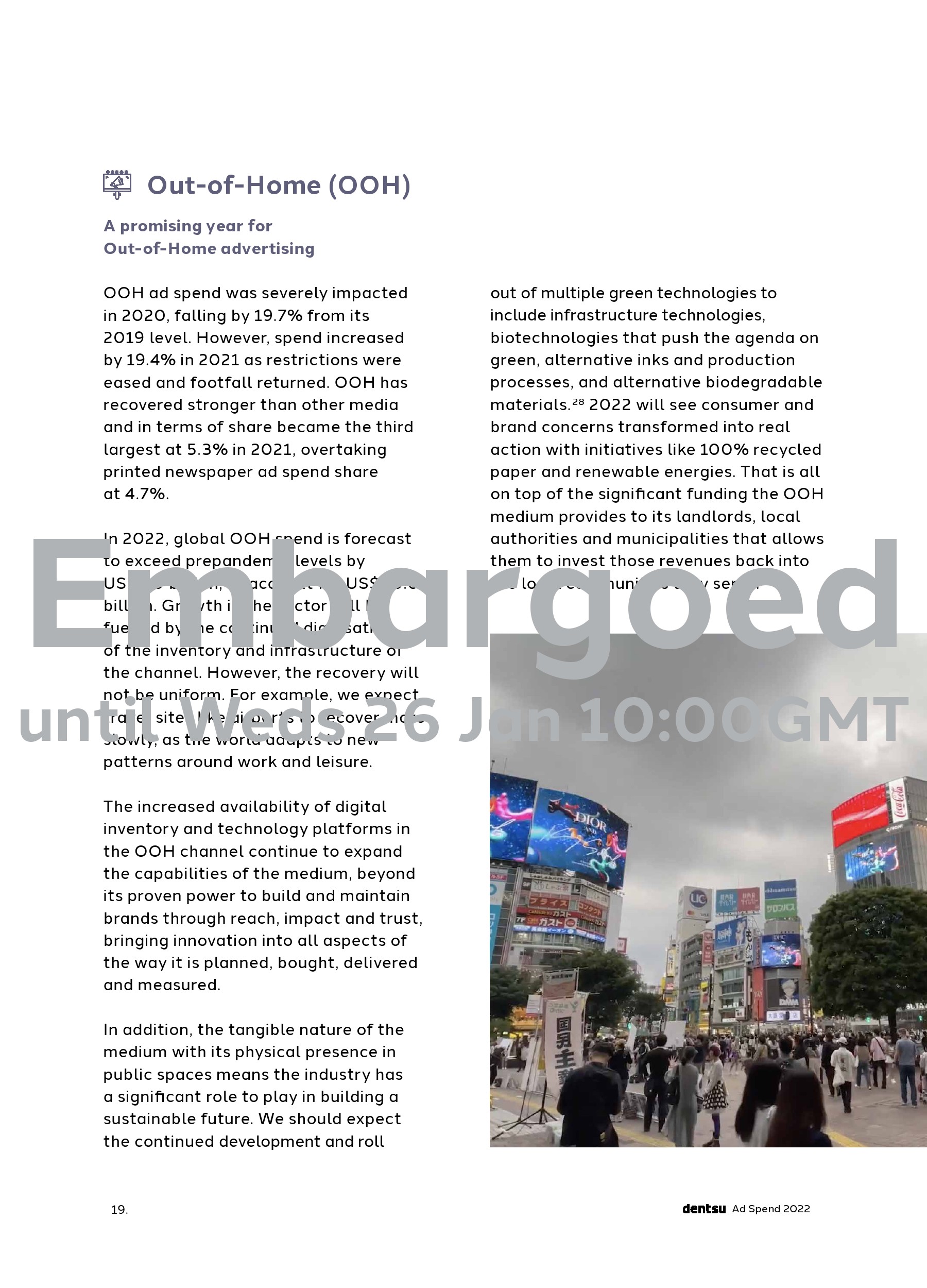 Dentsu：2022年全球廣告預(yù)測(cè)報(bào)告(圖19)