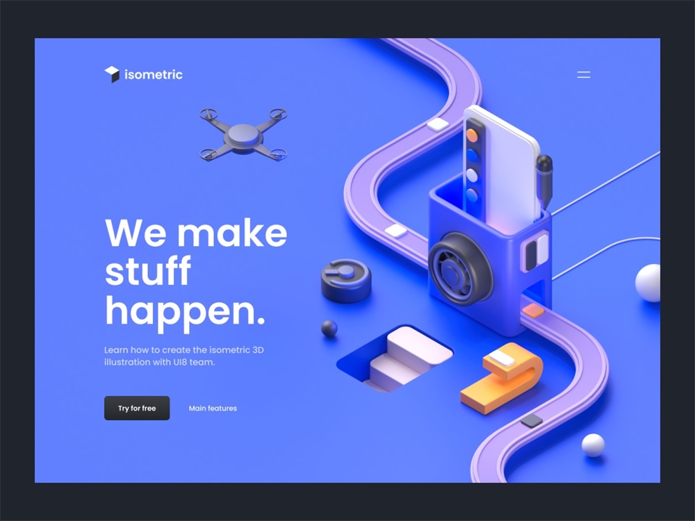 從 Dribbble 高贊的 828 個作品中，總結(jié)出 2022 設(shè)計趨勢