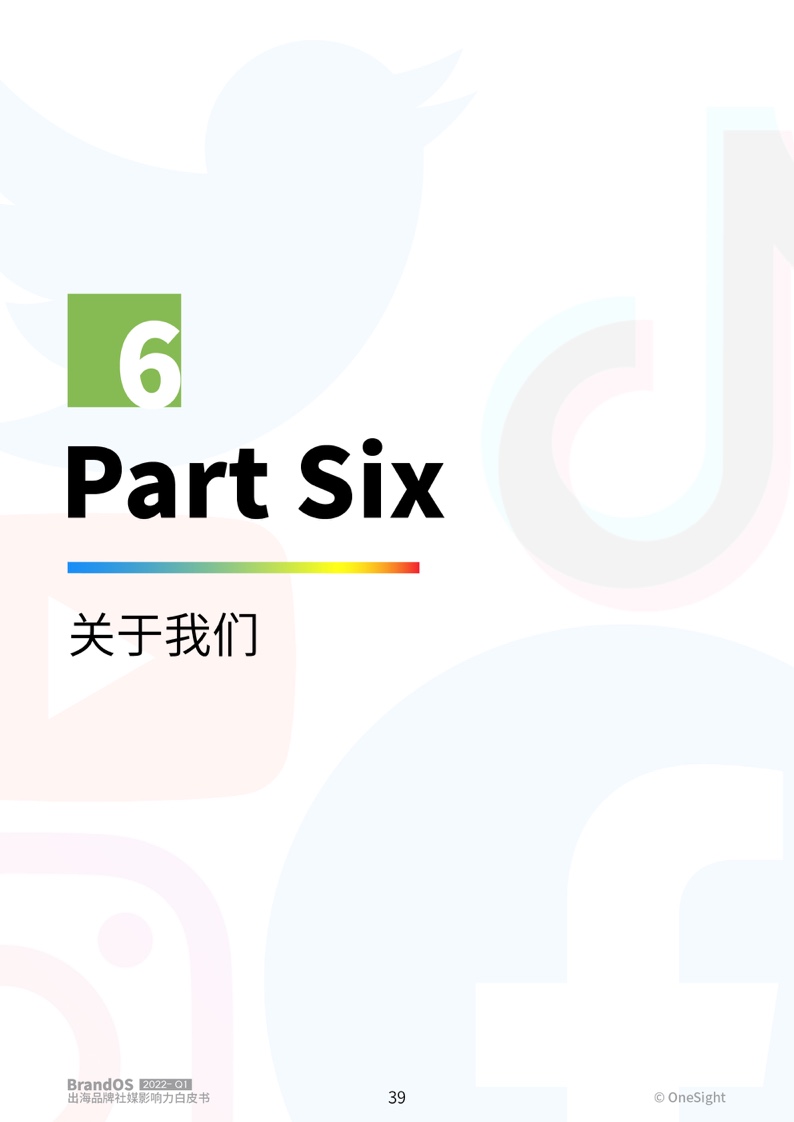 2022年第一季度出海品牌社媒影響力榜單(圖40)
