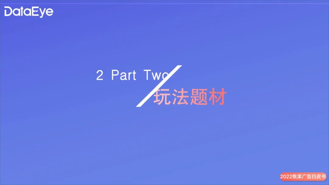 2022年度國內移動游戲效果廣告白皮書