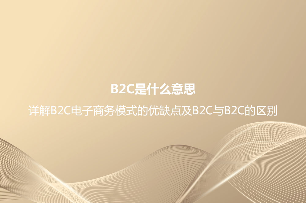B2C是什么意思？詳解B2C電子商務模式的優(yōu)缺點及B2C與B2C的區(qū)別