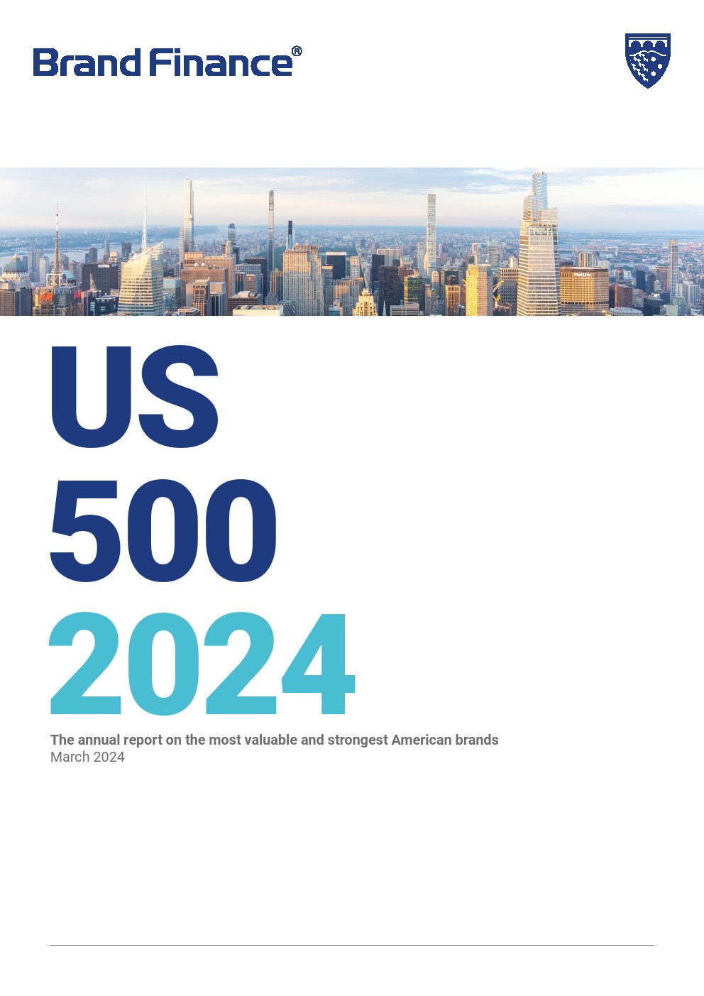 Brand Finance：2024年美國品牌價值500強