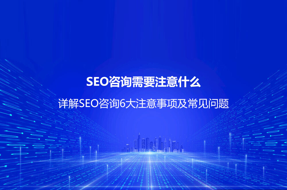 SEO咨詢需要注意什么？詳解SEO咨詢6大注意事項及常見問題