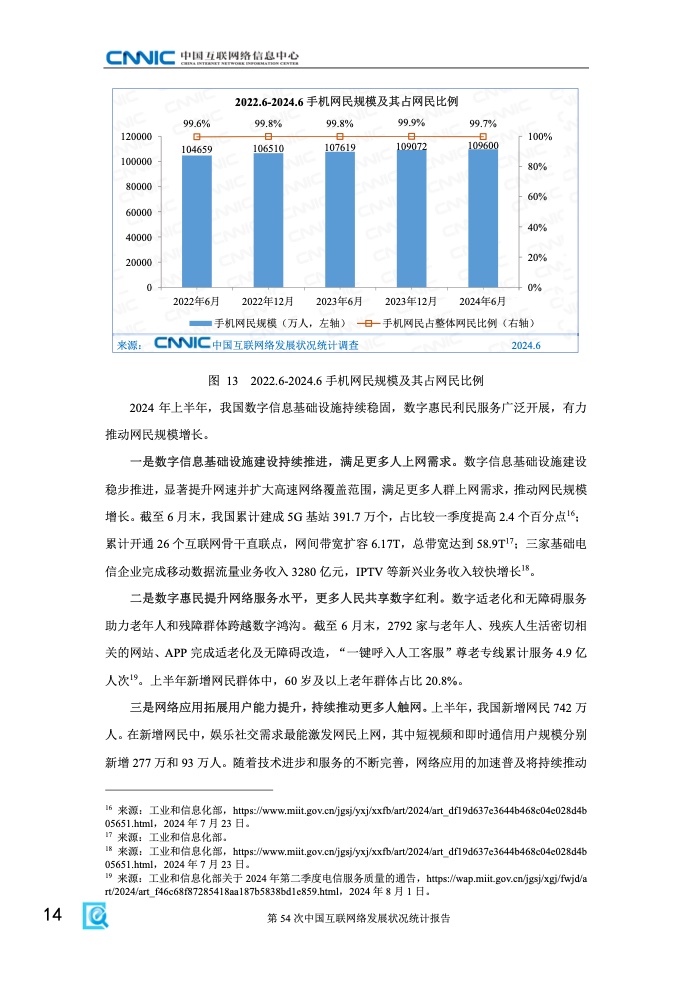 第54次中國互聯網絡發(fā)展狀況統(tǒng)計報告(圖20)