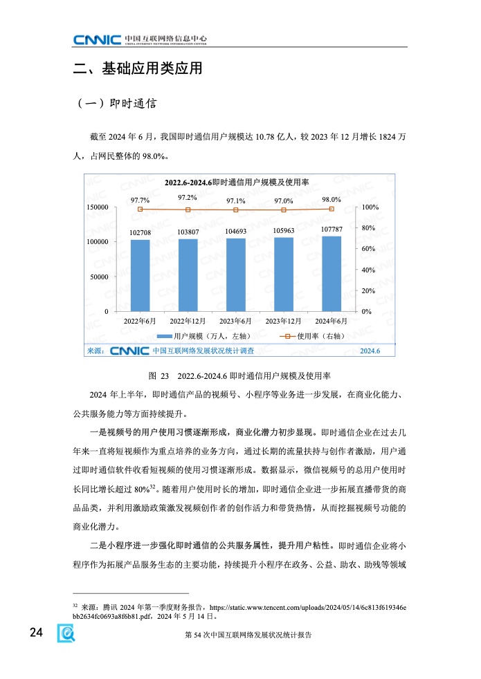 第54次中國互聯網絡發(fā)展狀況統(tǒng)計報告(圖30)